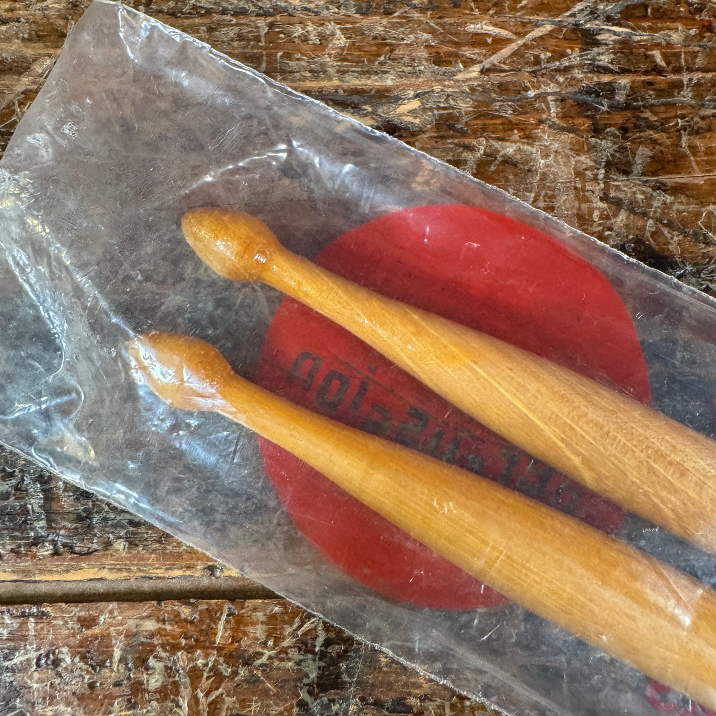 1960s Slingerland Haskell Harr 2B Wood Tip Drum Sticks w/ Original Bag NOS