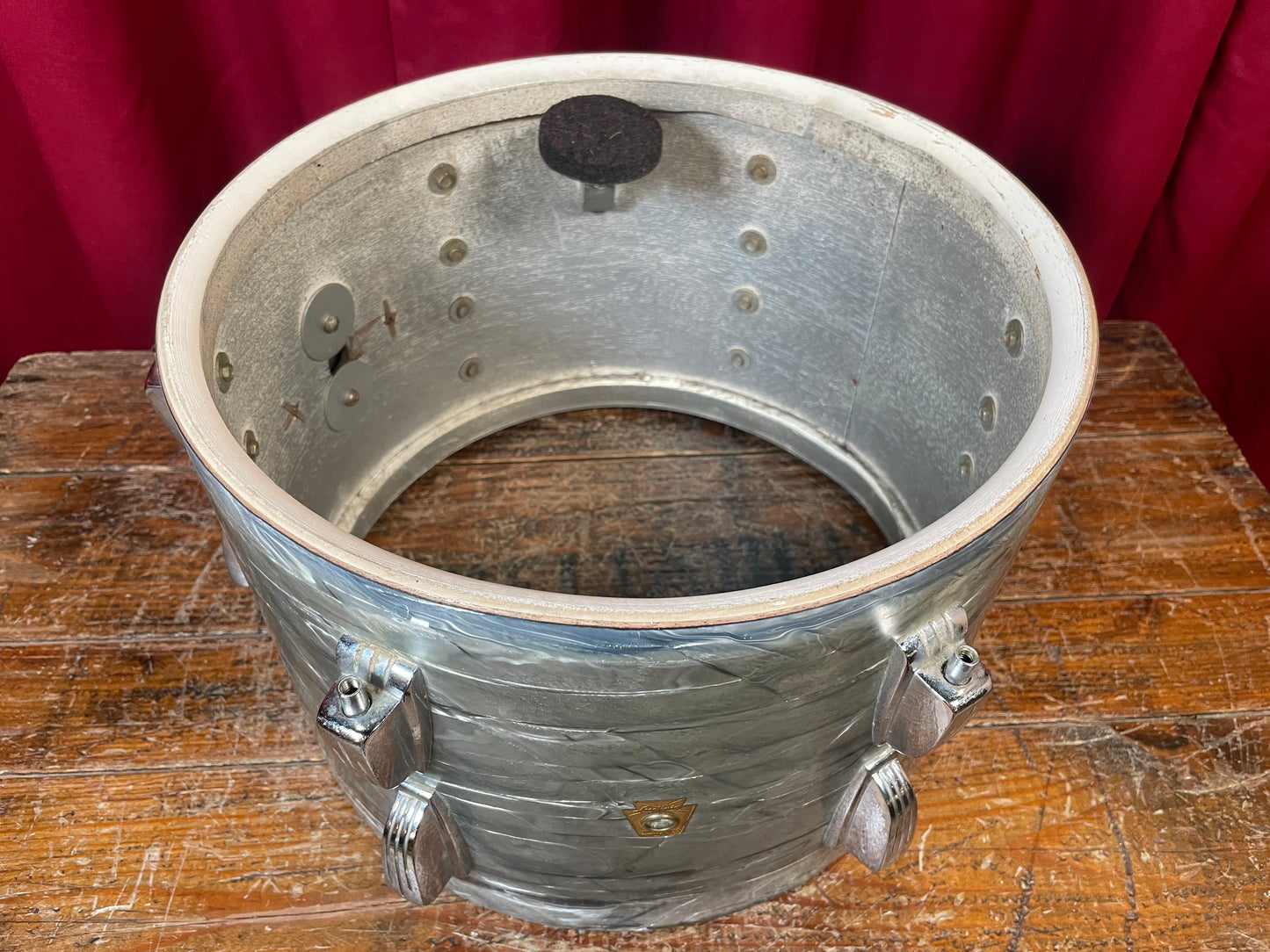1960s Ludwig 9x13 Pre-Serial Super Classic Tom Drum Sky Blue Pearl