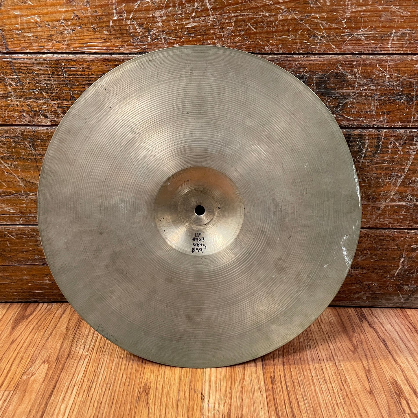 13" Zanchi F&F Vibra Hi-Hat Single / Crash Cymbal 684g Made in Italy *Video Demo*
