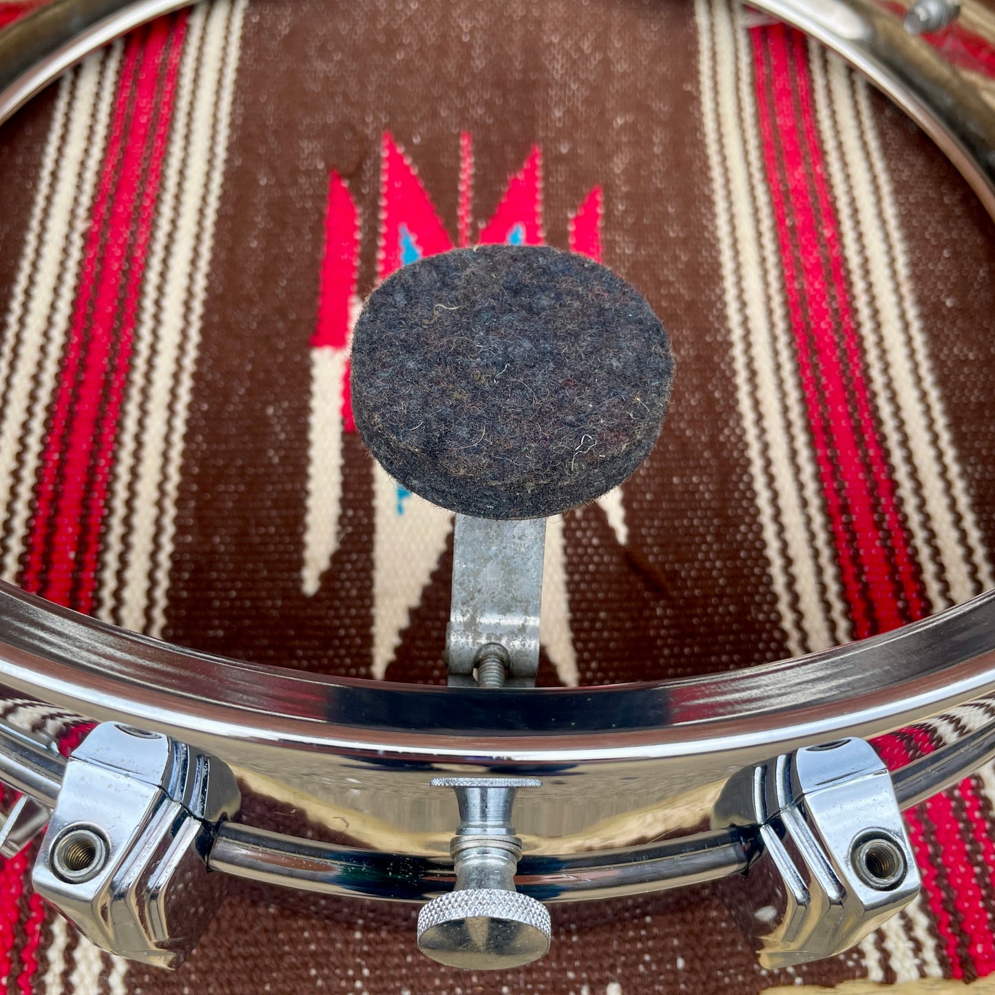 1960s Ludwig 5x14 Pre-Serial Super 400 Supraphonic Chrome Over Brass Snare Drum COB