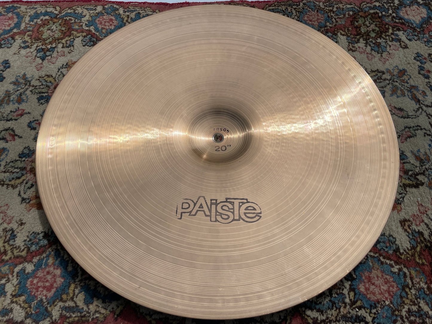 20" Paiste 1975 Black Label 2002 Medium Crash Cymbal 1950g Bonham *Video Demo*