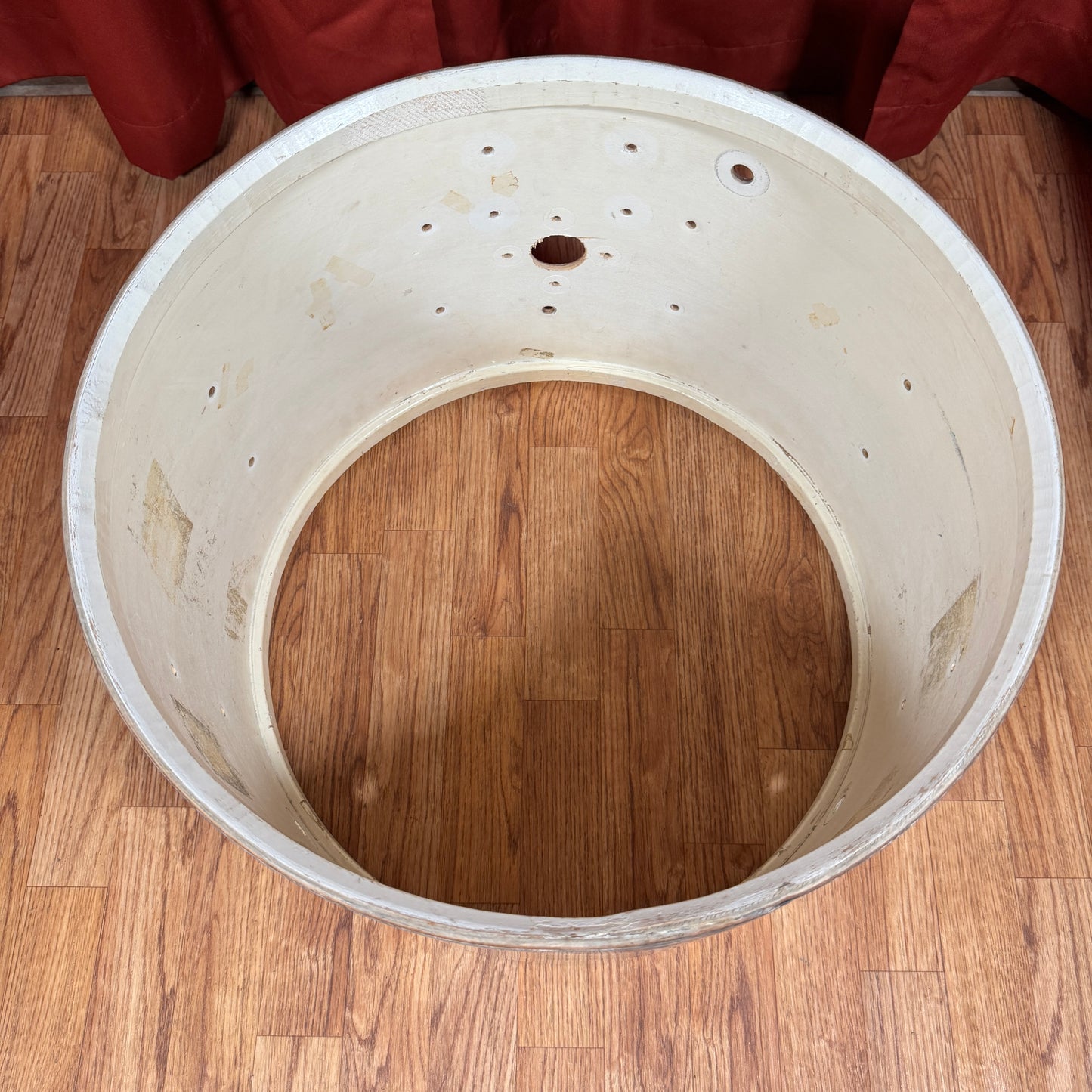 1960s Ludwig 14x20 Club Date Bass Drum Shell Oyster Blue Pearl