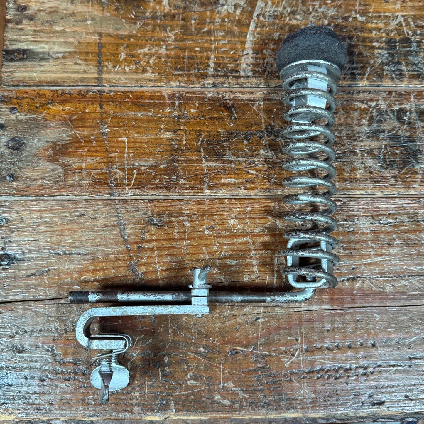 1920s Leedy Spring Cymbal Holder No. 98 1/2 Nickel