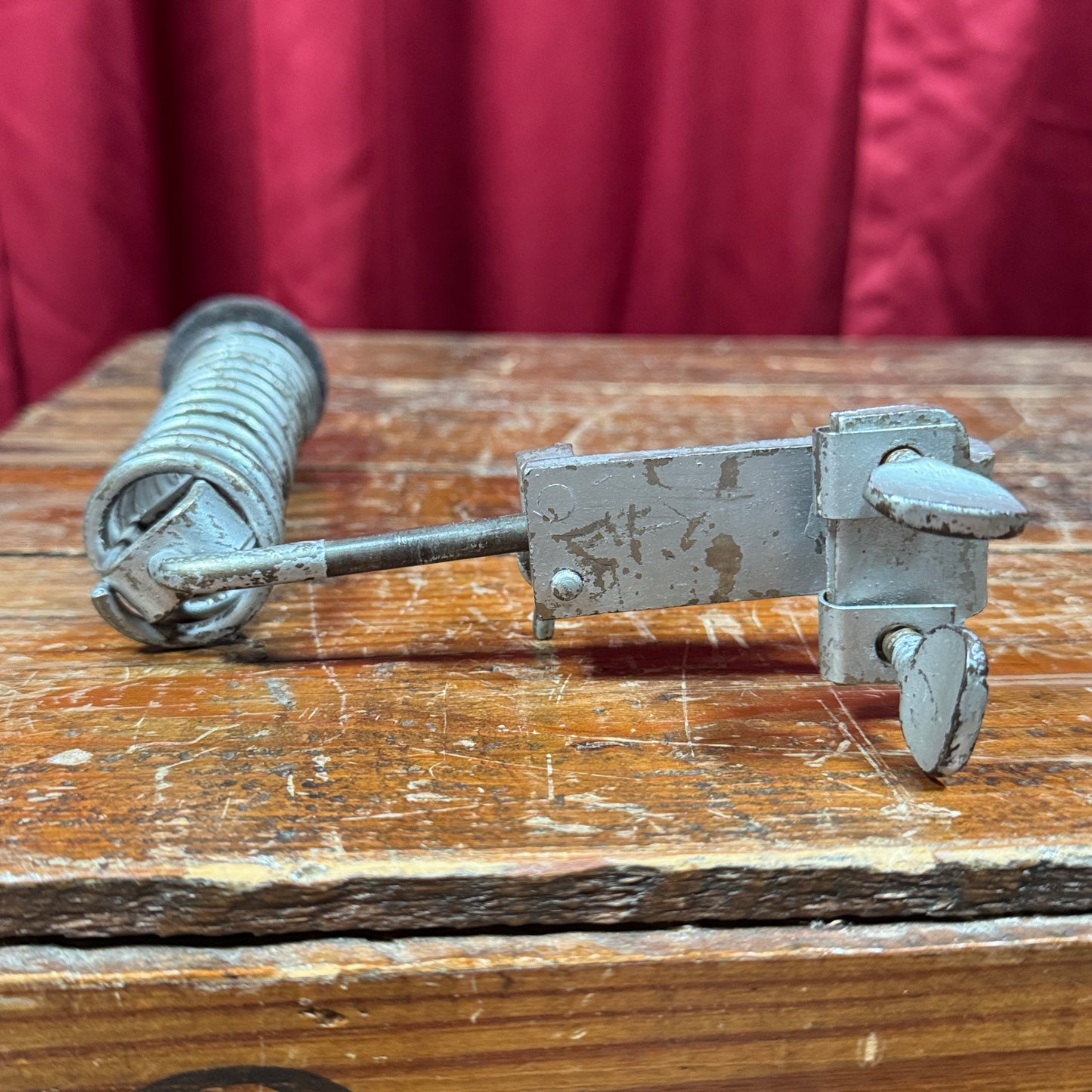 1920s Leedy Spring Cymbal Holder No. 98 1/2 Nickel