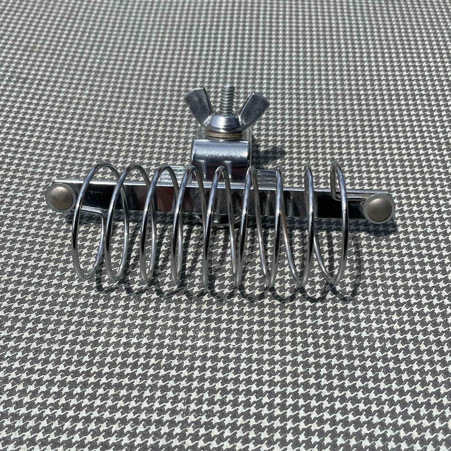 1970s Ludwig Drum Stick Holder No. 1324 Block Logo Chrome