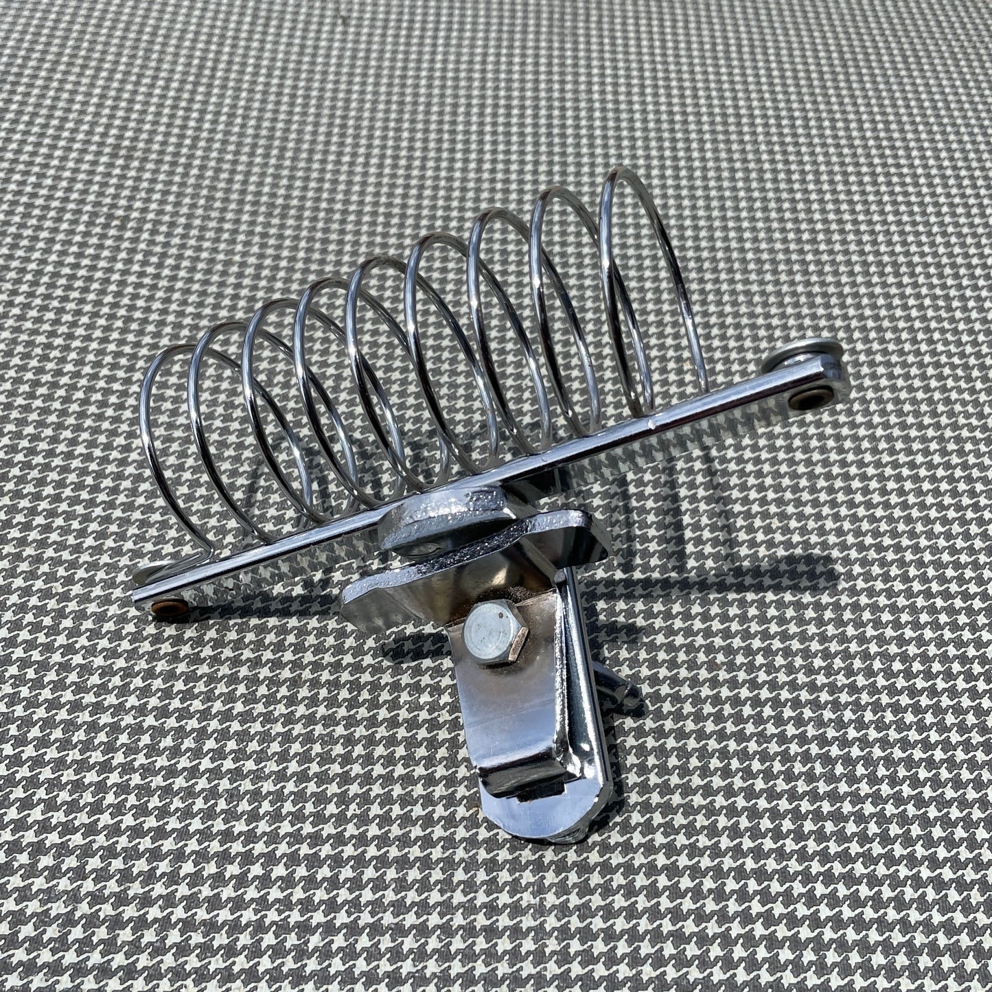 1970s Ludwig Drum Stick Holder No. 1324 Block Logo Chrome