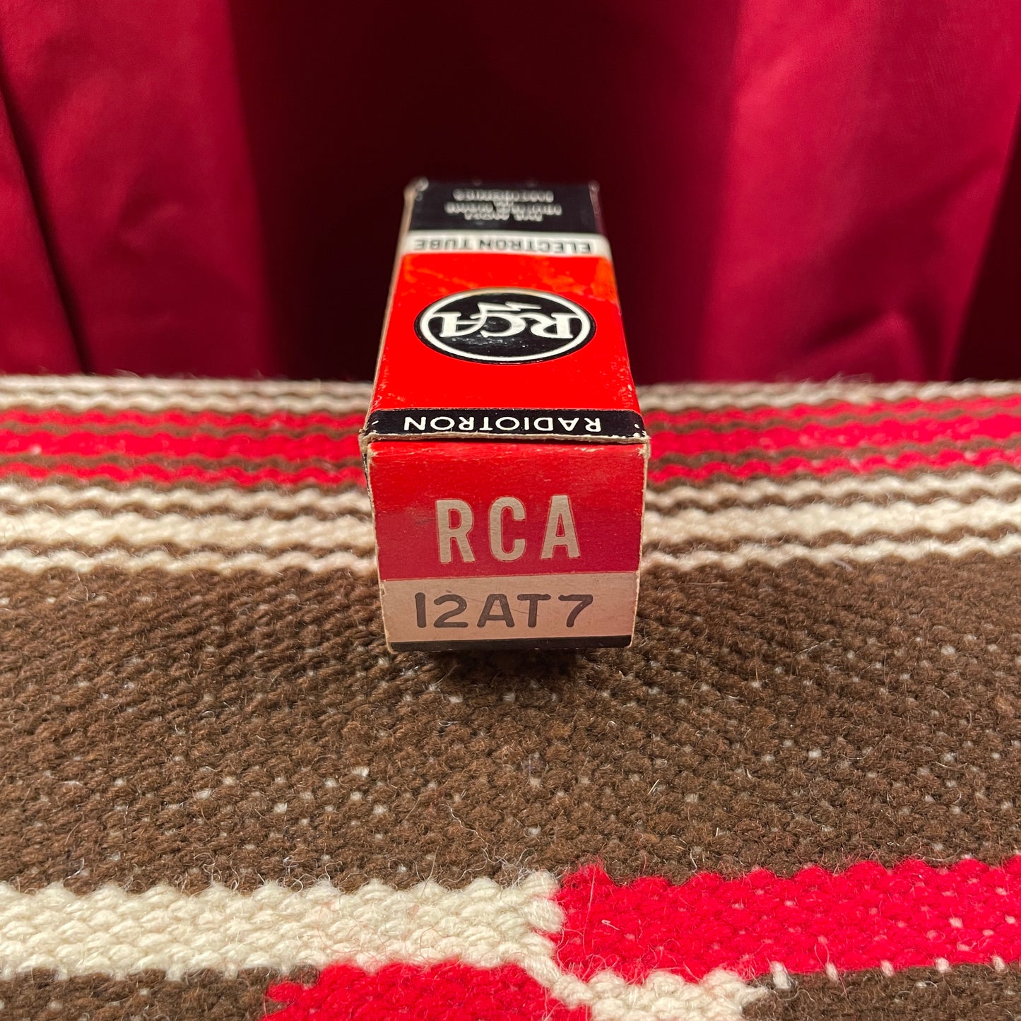 Vintage RCA 12AT7 Preamp Tube Black Plate ECC81 Valve #62