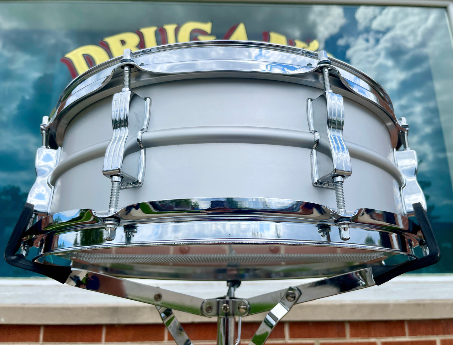 1970s-1980s Ludwig 5x14 Acrolite No. 404 Snare Drum