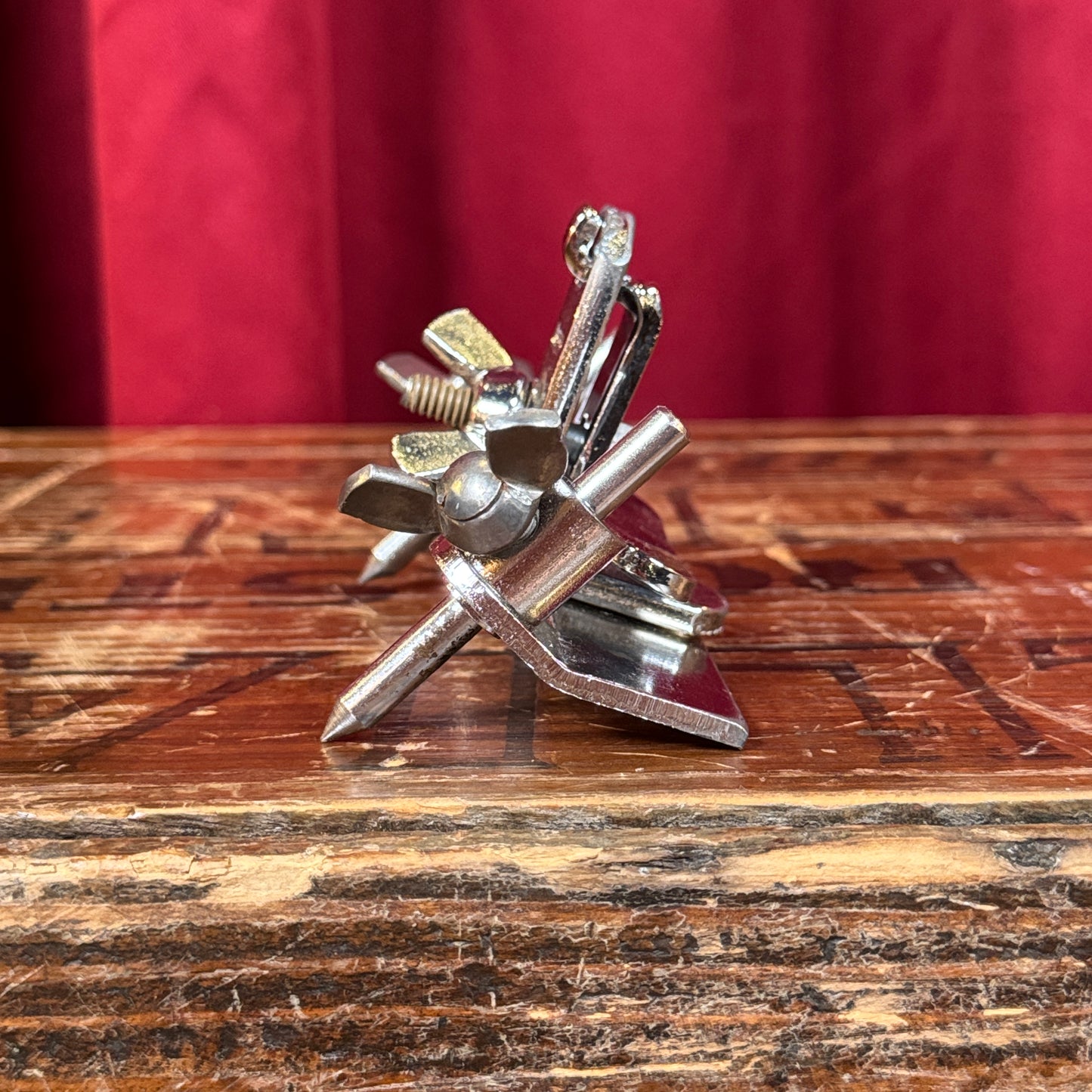 1970s Ludwig Bass Drum Anchor No. 1304-1 Chrome