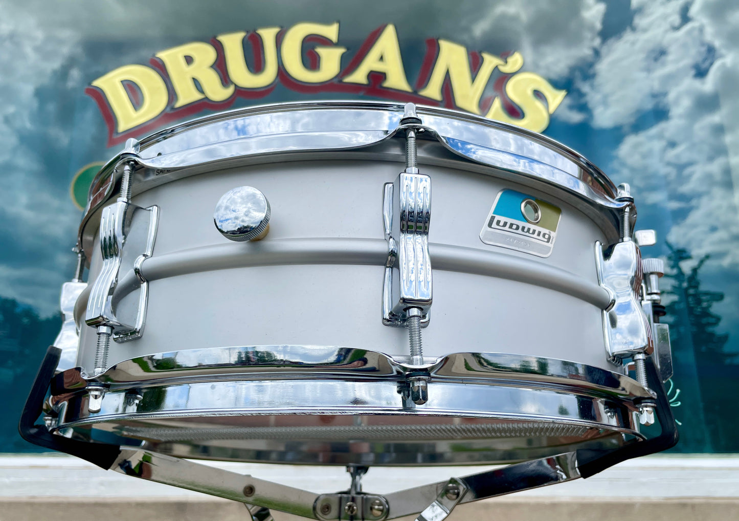 1970s-1980s Ludwig 5x14 Acrolite No. 404 Snare Drum