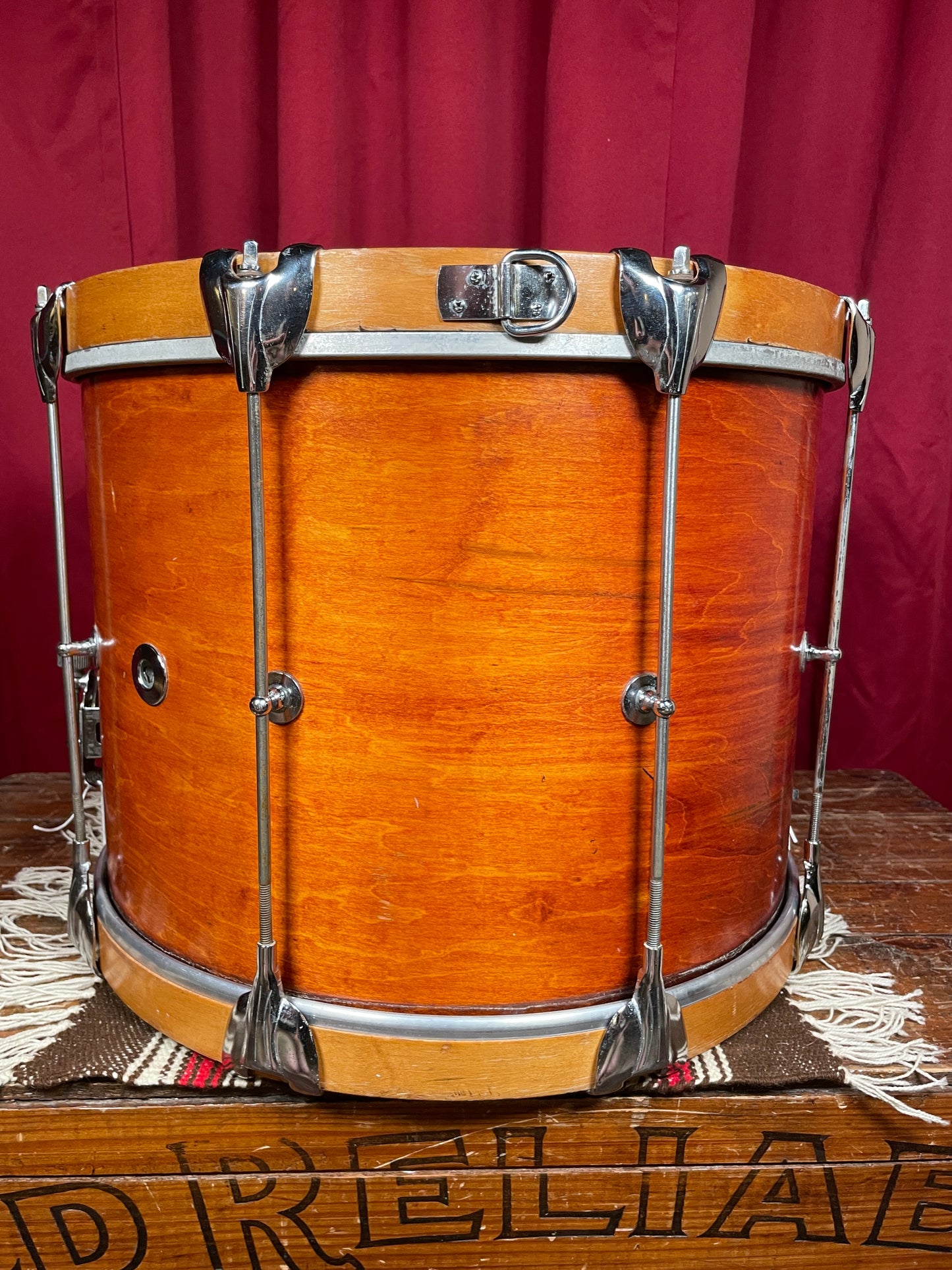 1960s Gretsch 12x16 Renown PX4532 Marching Snare Drum Mahogany