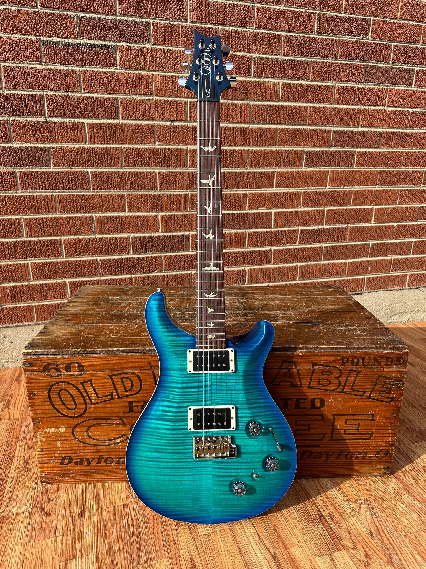 2013 PRS 10-Top P22 Makena Blue w/ Piezo Pickup & Tremolo Custom 22