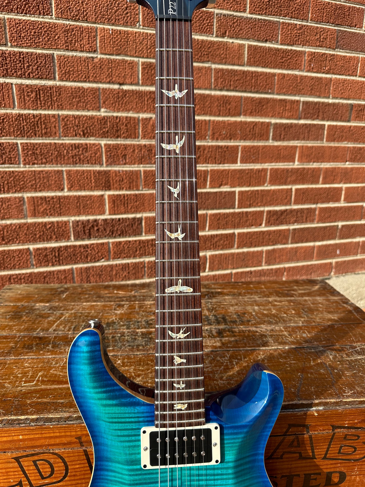 2013 PRS 10-Top P22 Makena Blue w/ Piezo Pickup & Tremolo Custom 22