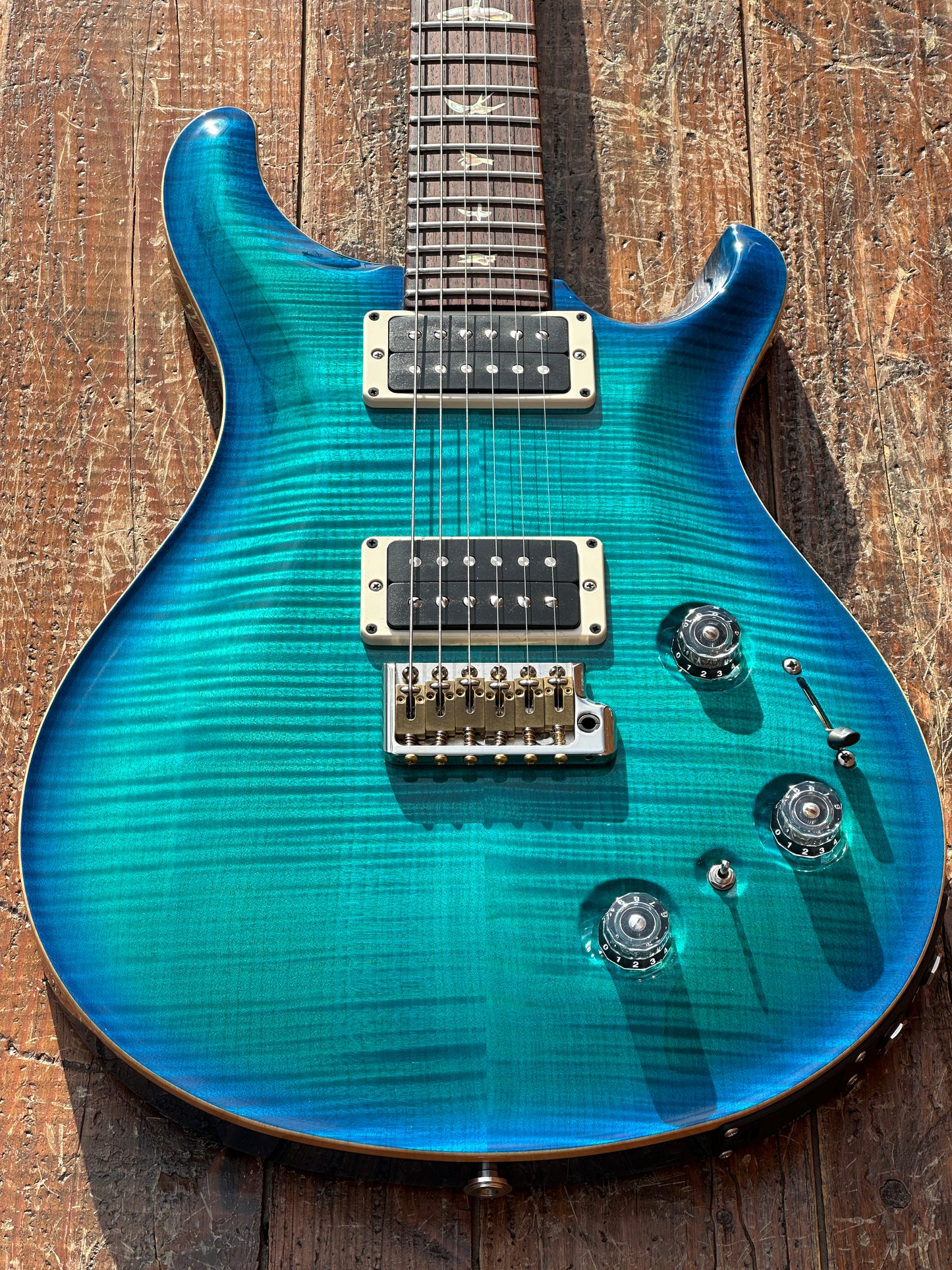 2013 PRS 10-Top P22 Makena Blue w/ Piezo Pickup & Tremolo Custom 22