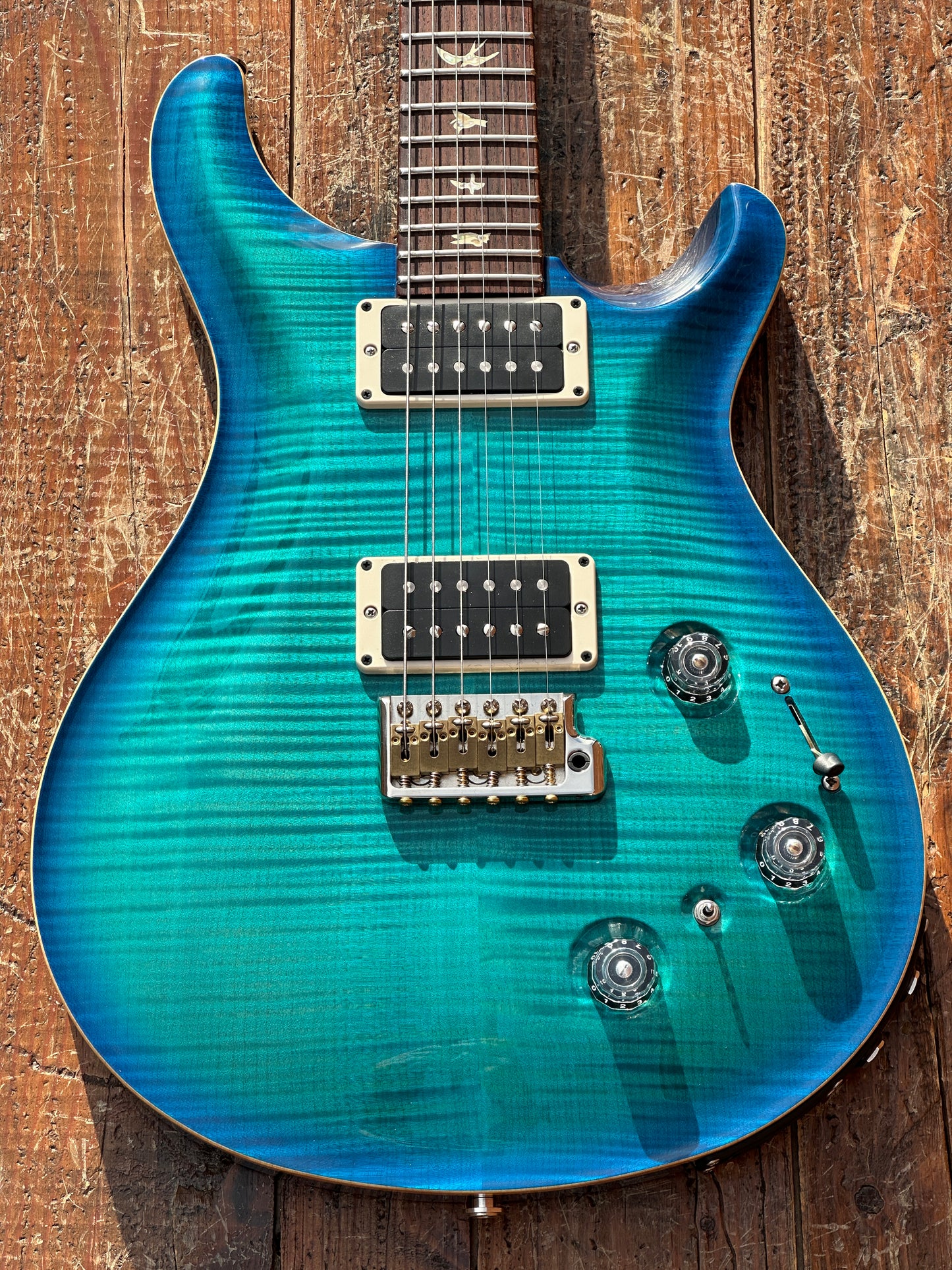 2013 PRS 10-Top P22 Makena Blue w/ Piezo Pickup & Tremolo Custom 22