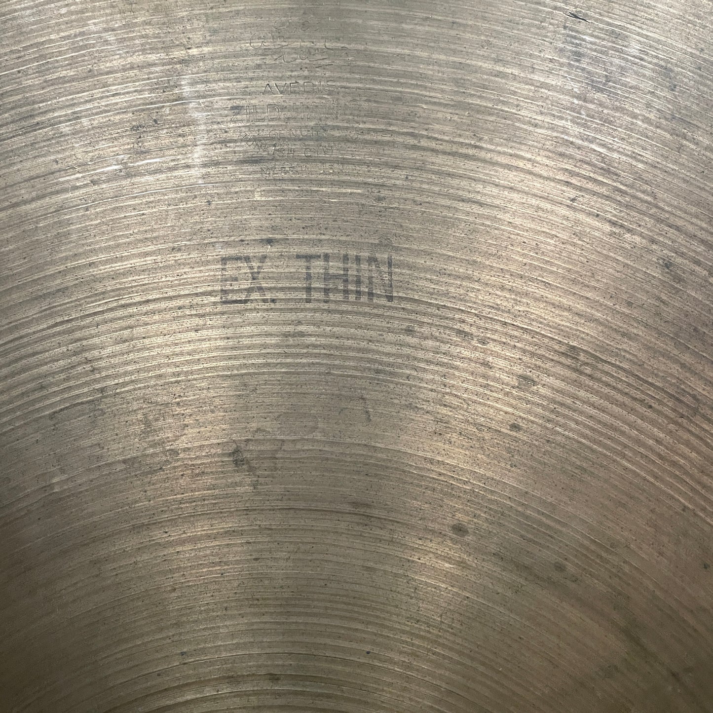 26" Zildjian A 1950s Large Hollow Block Stamp Extra Thin Ride Cymbal 3954g *Video Demo*