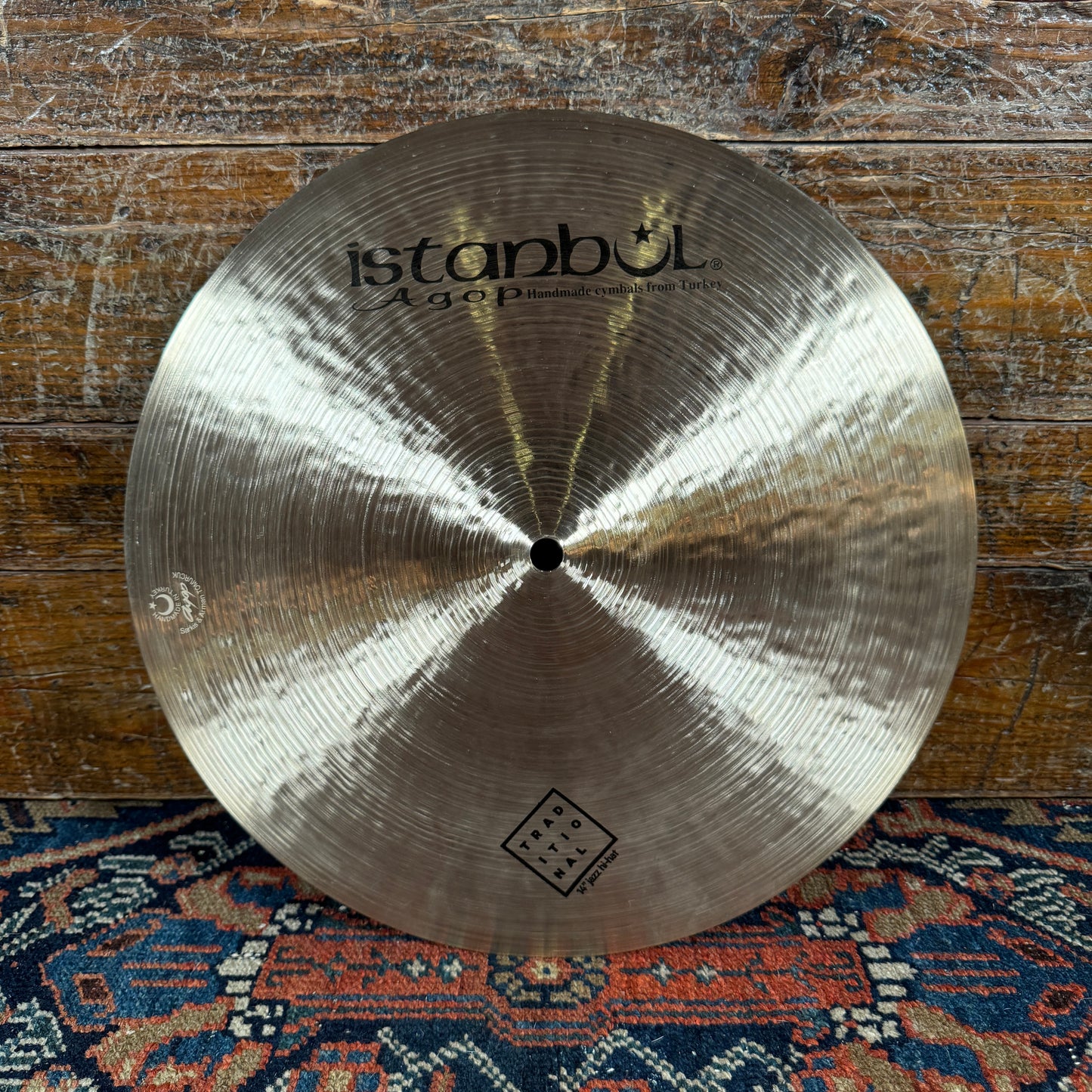 14" Istanbul Agop Traditional Jazz Hi-Hat Cymbal Pair 882g/1096g *Video Demo*