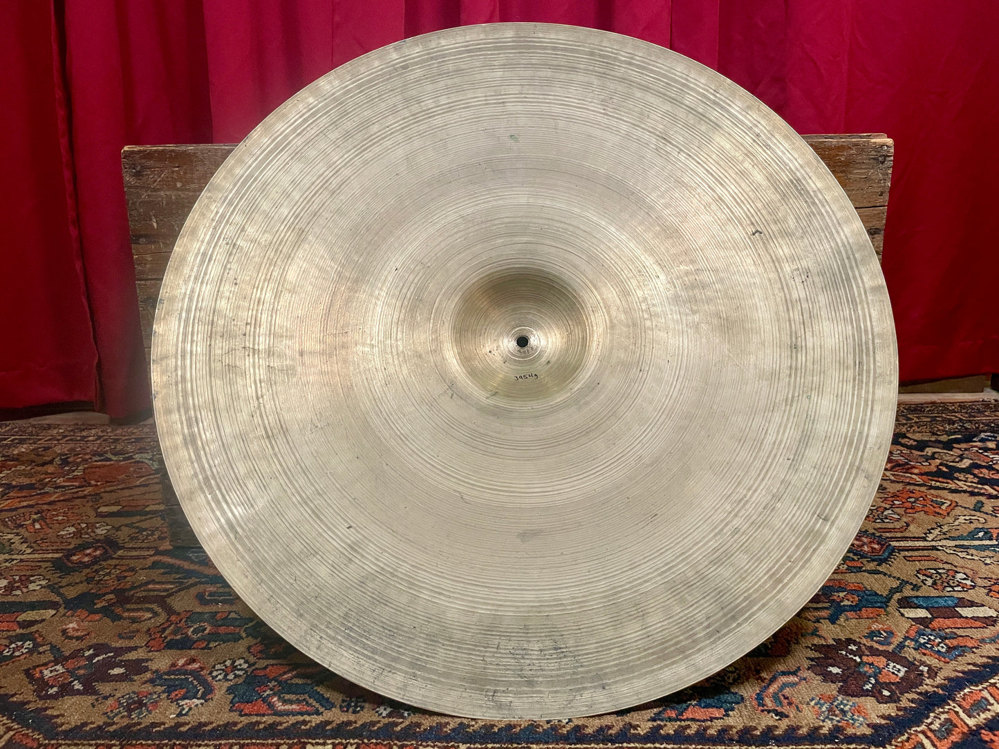 26" Zildjian A 1950s Large Hollow Block Stamp Extra Thin Ride Cymbal 3954g *Video Demo*
