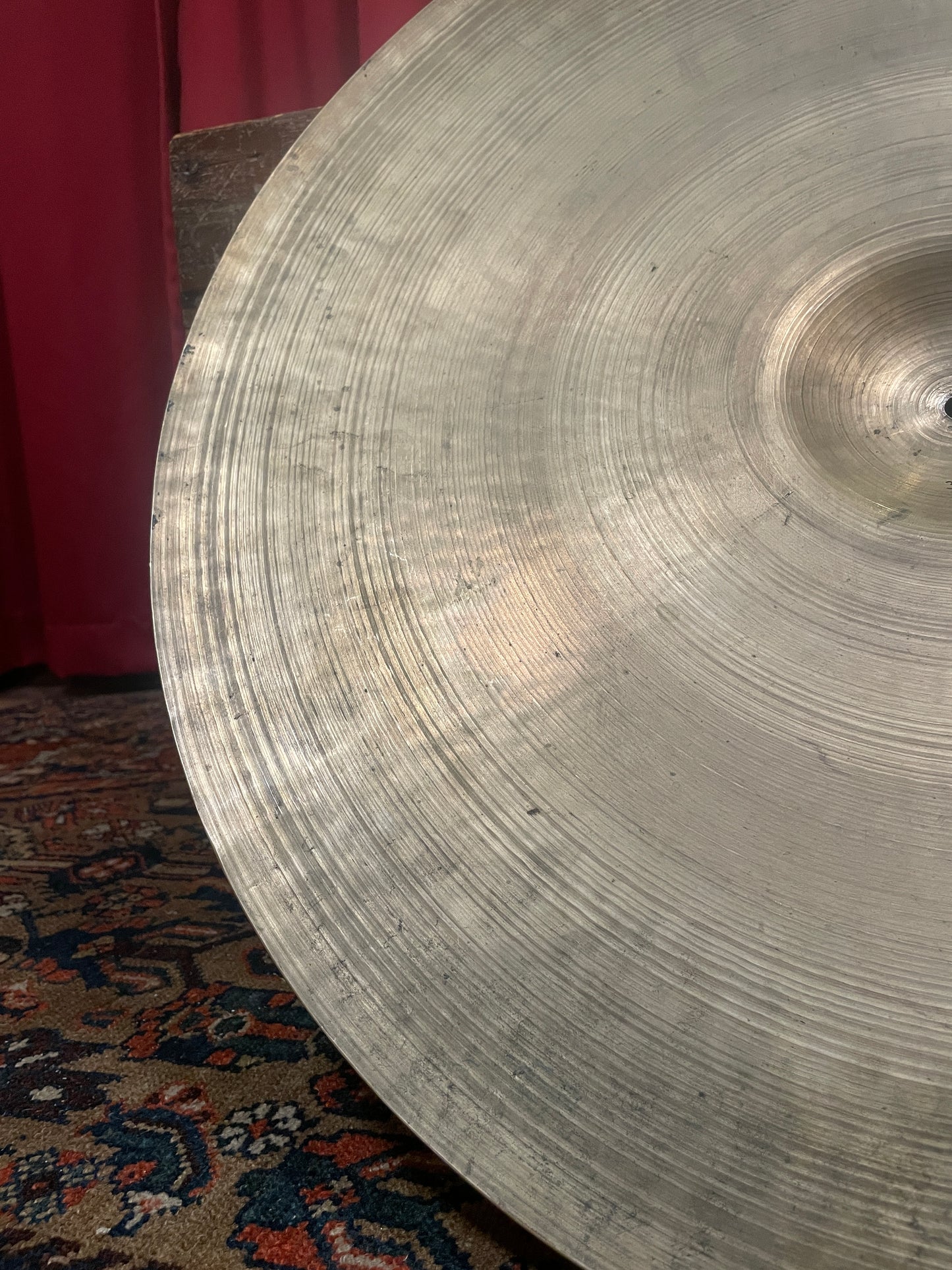 26" Zildjian A 1950s Large Hollow Block Stamp Extra Thin Ride Cymbal 3954g *Video Demo*