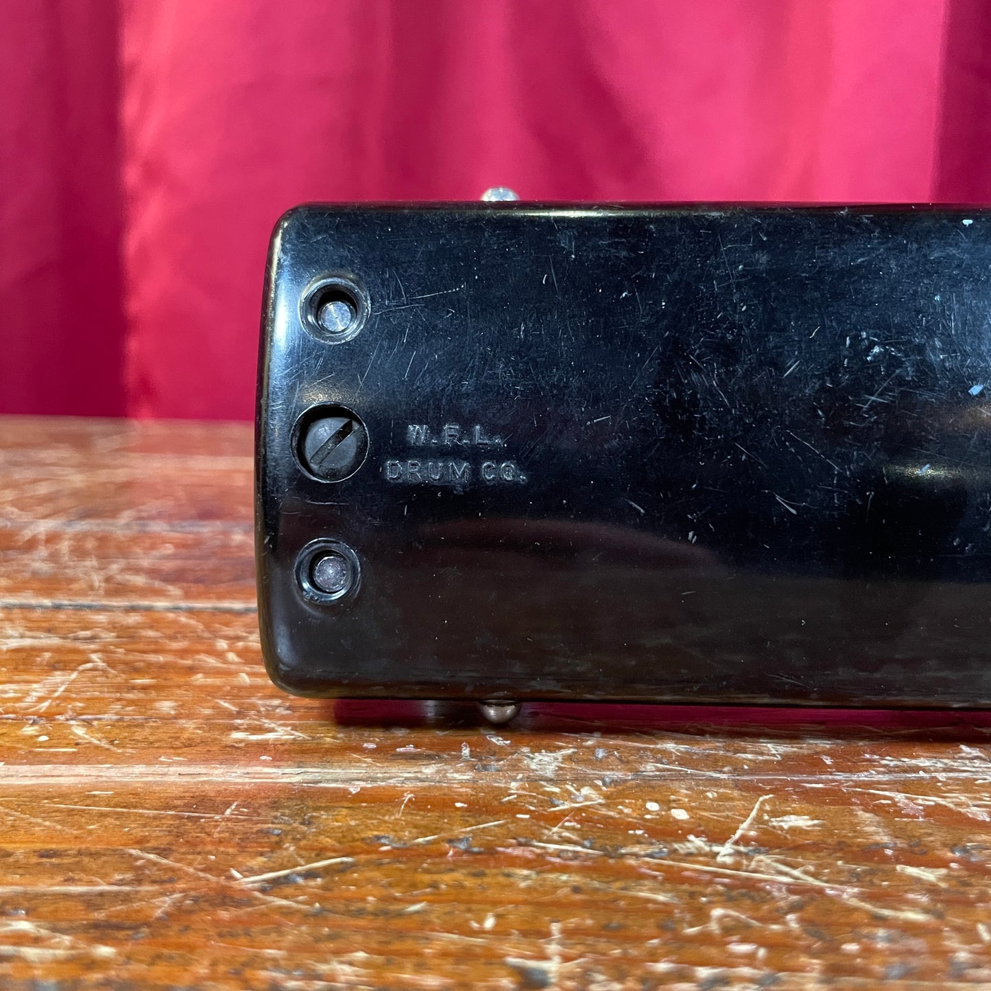 Vintage WFL Ludwig No. 777 Tunable Ebonite Tone Block with Mount