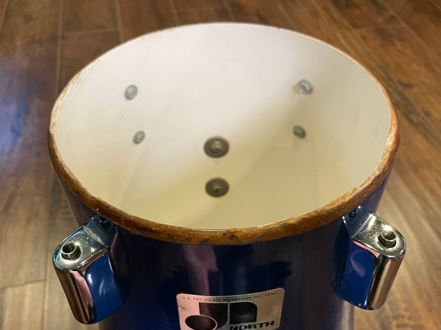 1970s North Drums Nexus Drum Set Blue 6/8/10/12/14/22 *Video Demo*