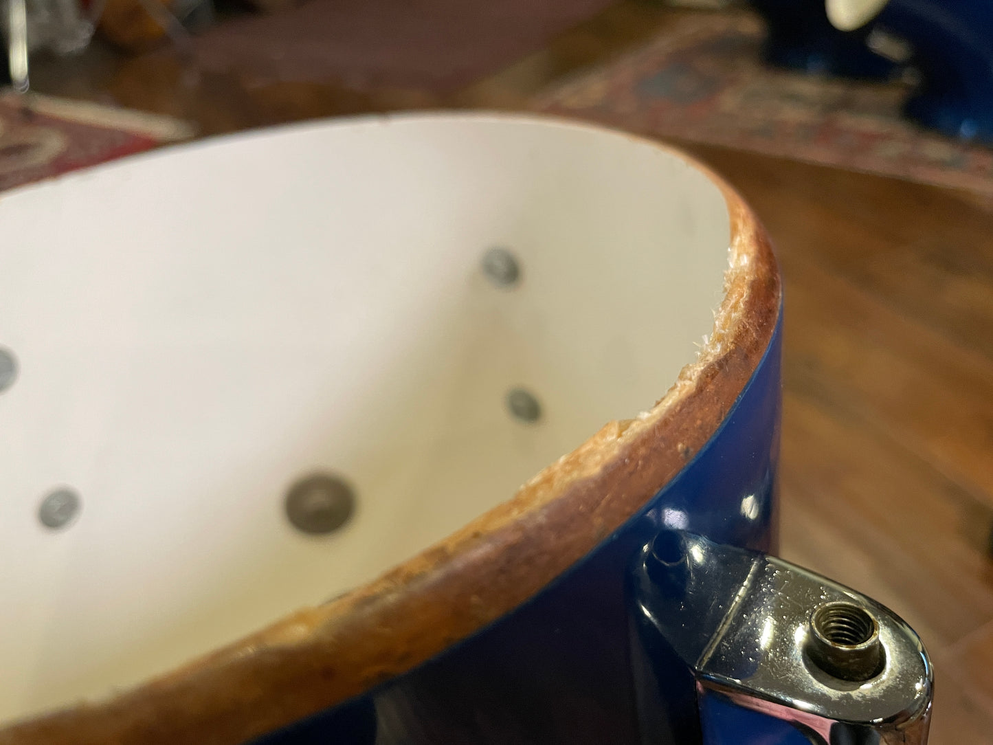 1970s North Drums Nexus Drum Set Blue 6/8/10/12/14/22 *Video Demo*