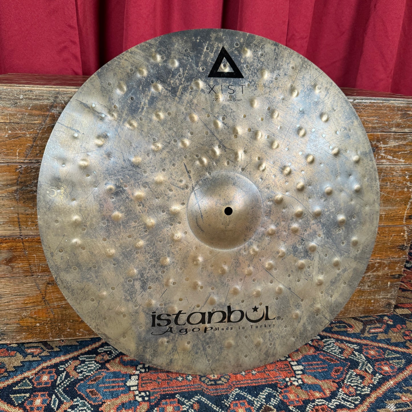 22" Istanbul Agop Xist Dry Dark Crash Cymbal 1788g *Video Demo*