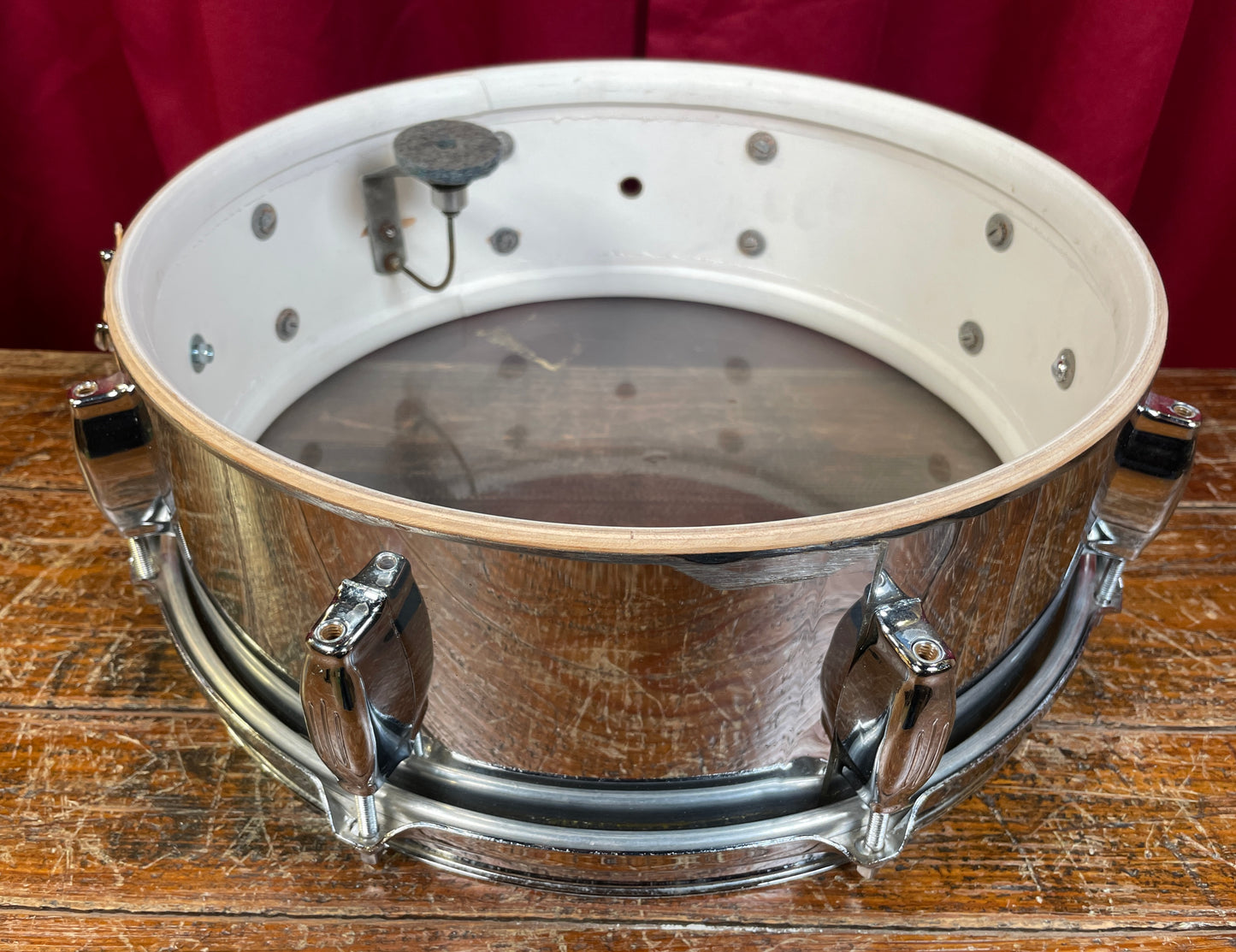 1960s Camco 701-EM Studio Model 5x14 Chrome Over Wood Snare Drum Oaklawn COW