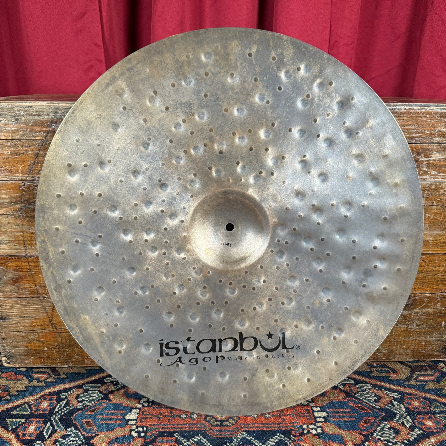22" Istanbul Agop Xist Dry Dark Crash Cymbal 1788g *Video Demo*
