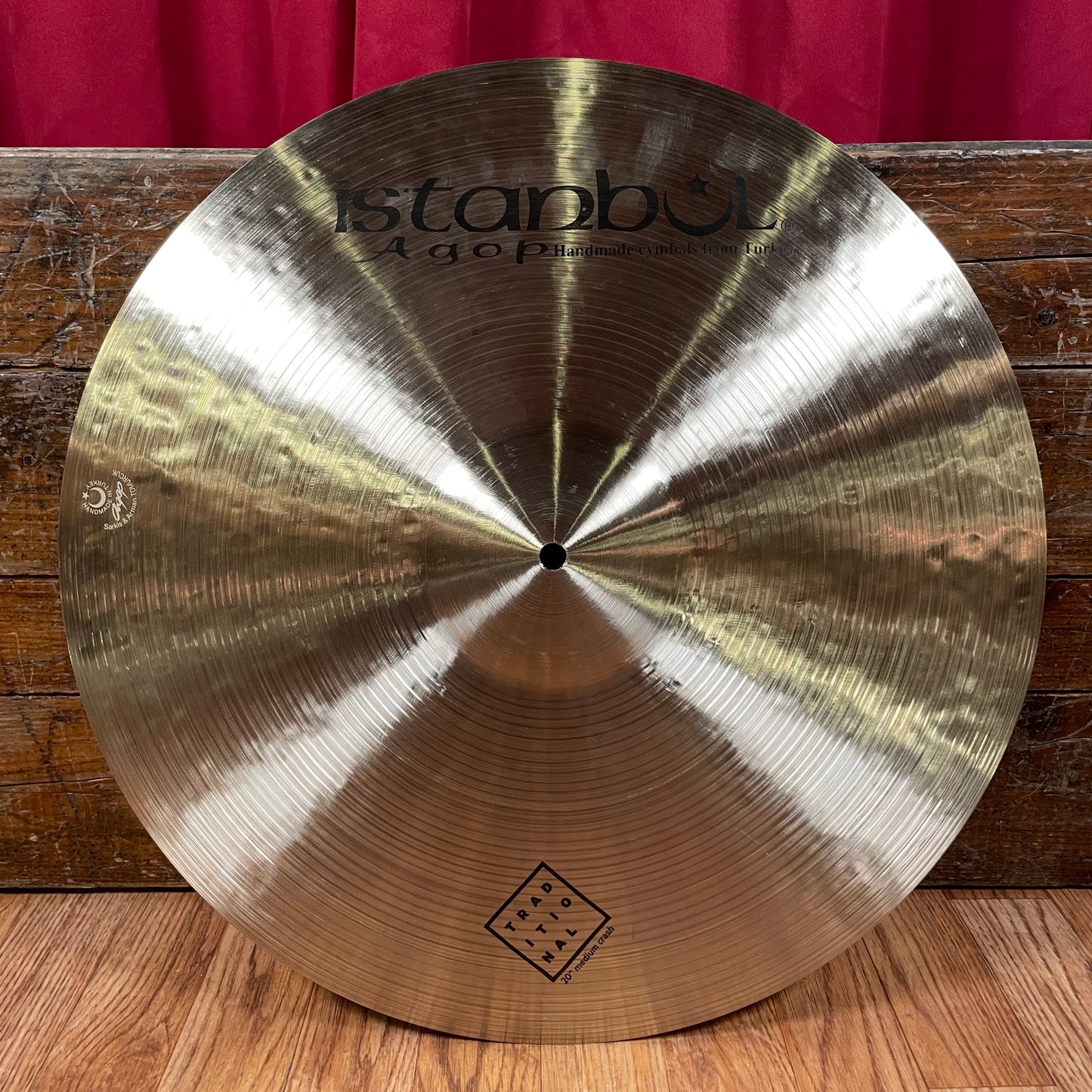 20" Istanbul Agop Traditional Medium Crash Cymbal 1826g *Video Demo*