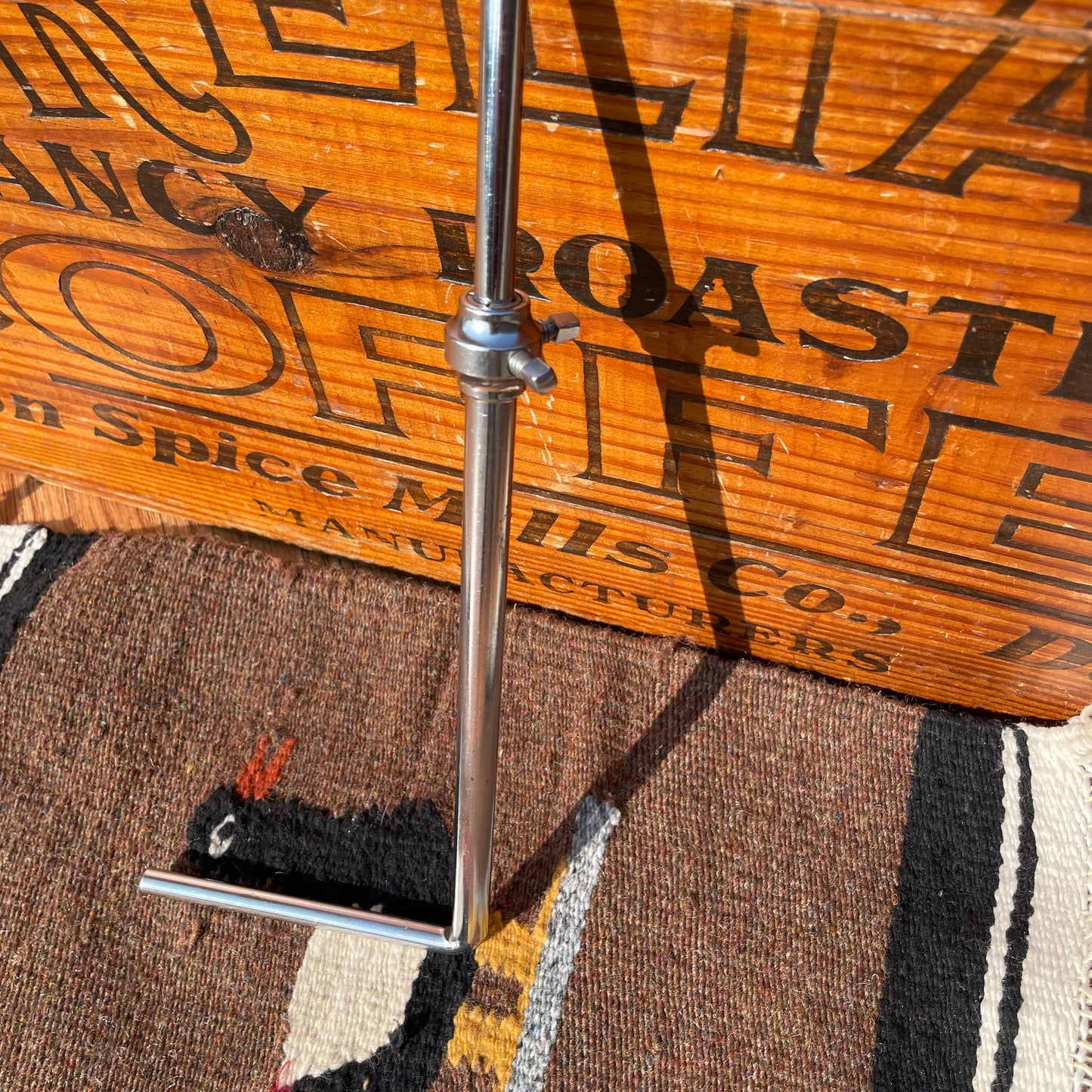 1960s Rogers No. 252R Knobby Telescoping L-Arm Cymbal Holder w/ Swiv-O-Matic Tilter