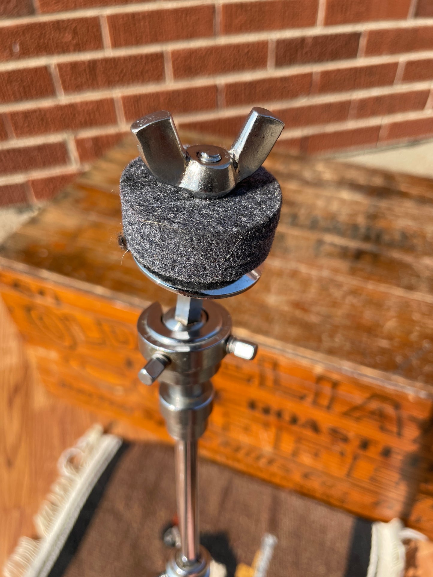 1960s Rogers No. 252R Knobby Telescoping L-Arm Cymbal Holder w/ Swiv-O-Matic Tilter