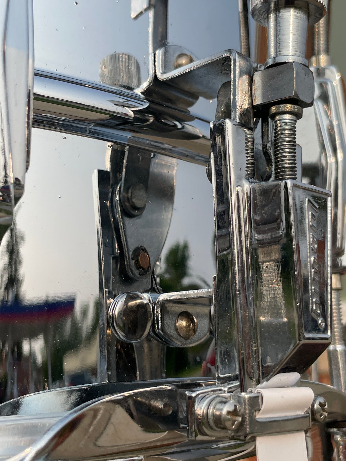 1980s Ludwig 6.5x14 Super Sensitive to Supraphonic Conversion Snare Drum Early Monroe