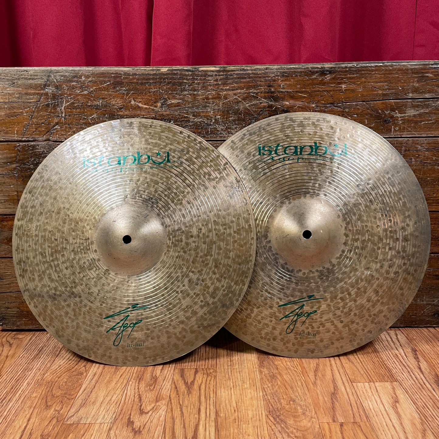 15" Istanbul Agop Signature Hi-Hat Cymbal Pair 974g/1180g *Video Demo*