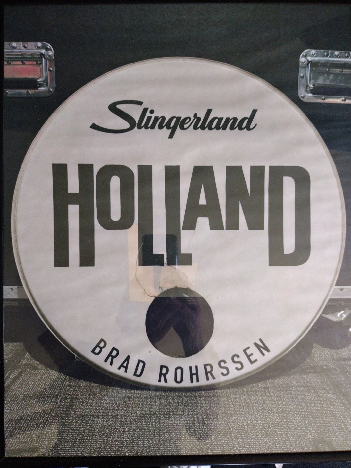 1985 Slingerland Magnum "Holland" Drum Set White Tiger Pearl 24/13/16/18