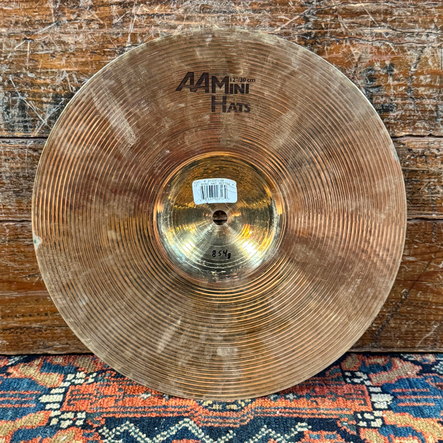 12" Sabian AA Mini Hats Hi-Hat Cymbal Pair 756g/854g *Video Demo*