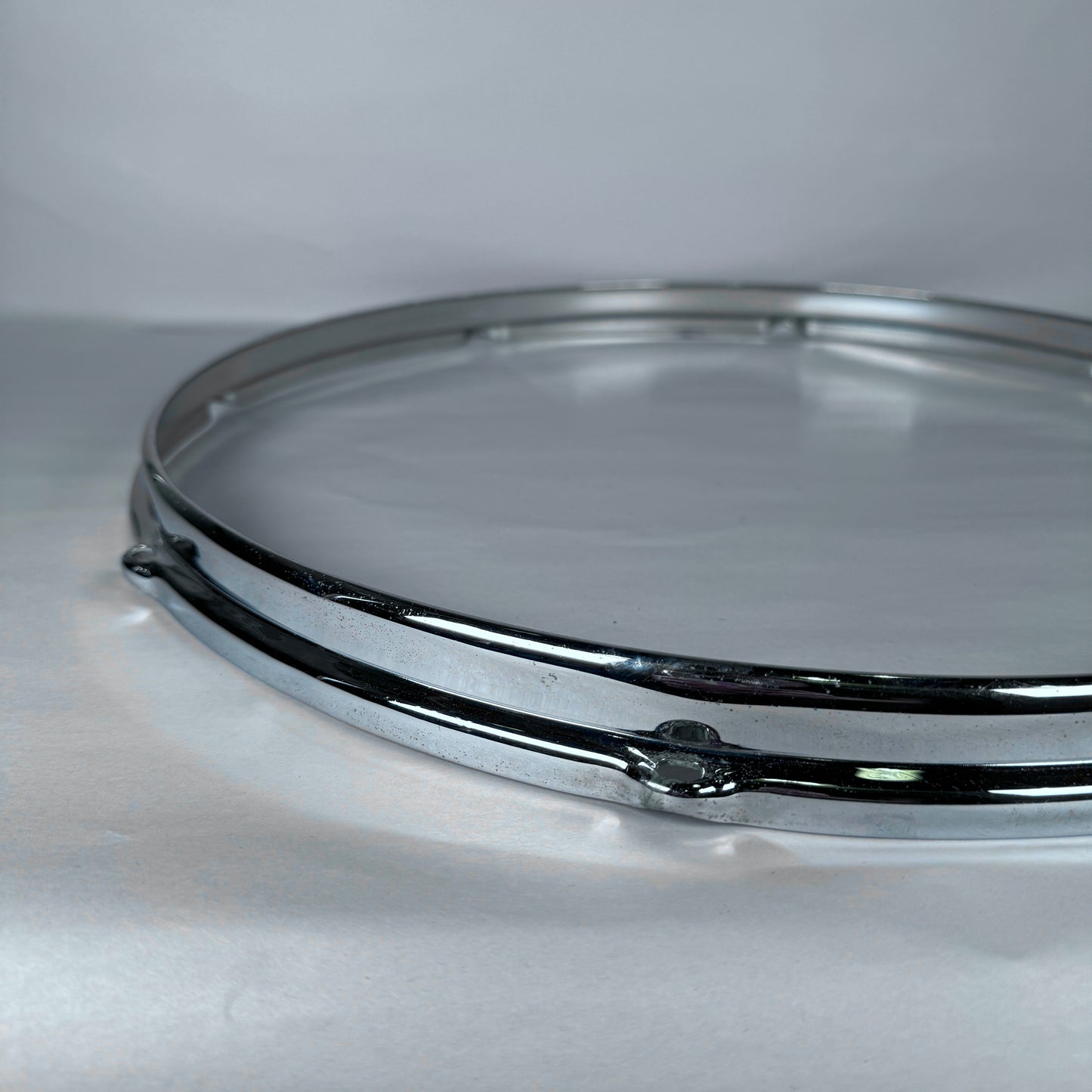 1950s-1960s 18" Slingerland 8-Lug Stick Saver Floor Tom Hoop Pair COB