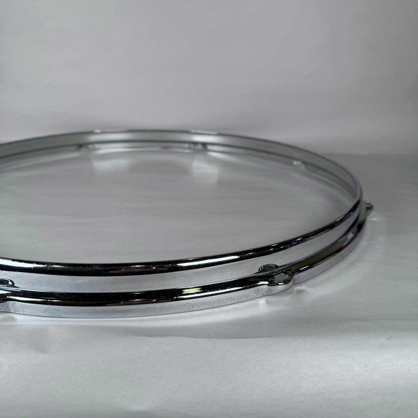 1950s-1960s 18" Slingerland 8-Lug Stick Saver Floor Tom Hoop Pair COB