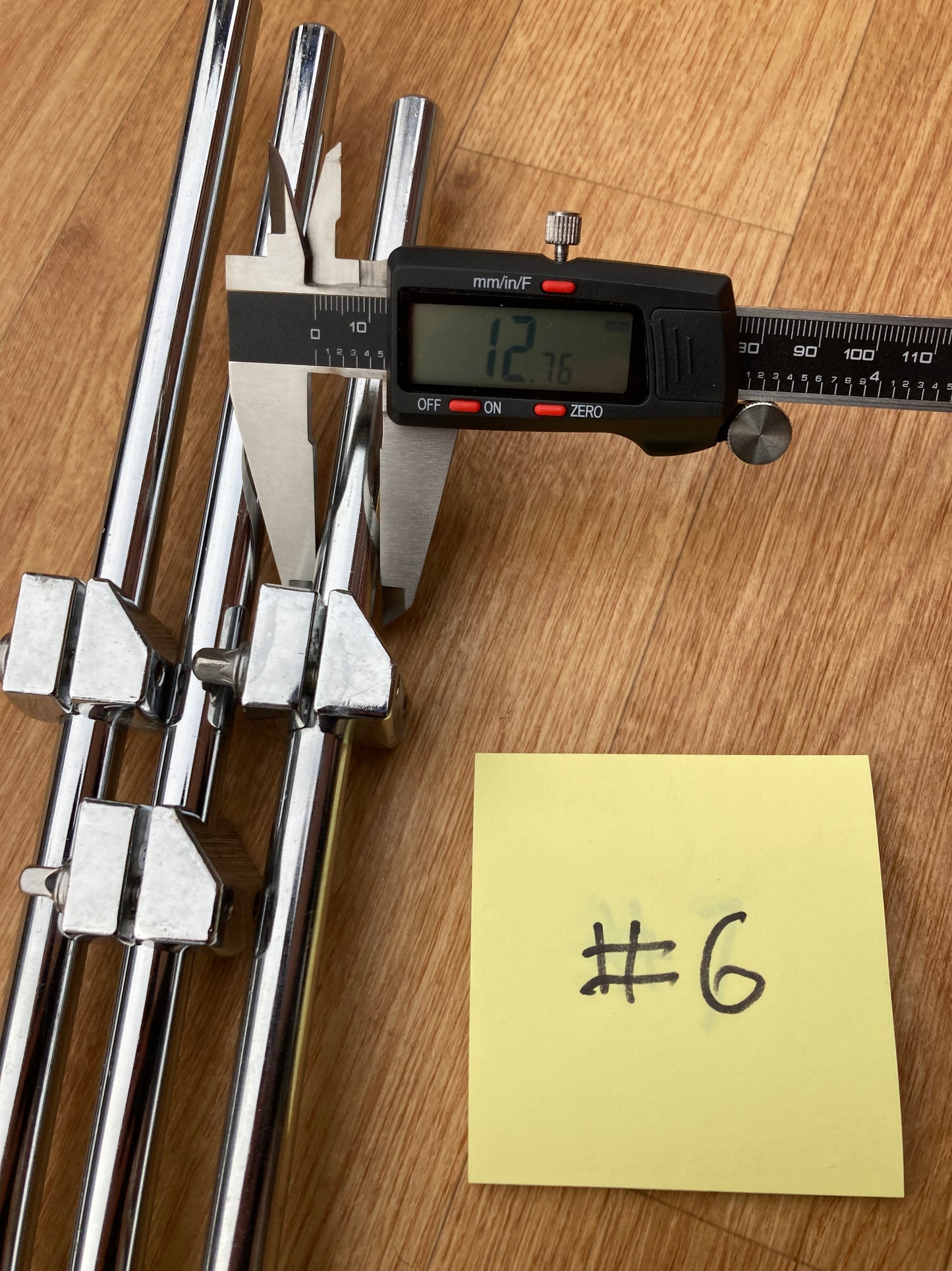 DW 21" Aluminum Floor Tom Legs Chrome 12.7 mm DWSMFLT21ALCR #6