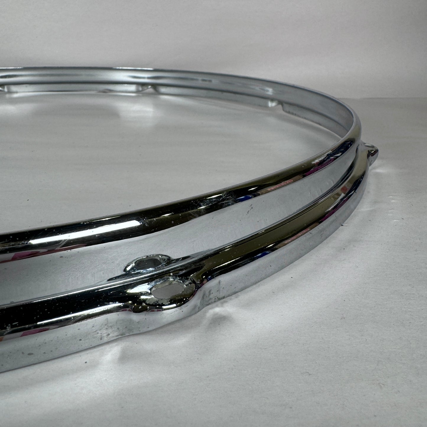 1950s-1960s 18" Slingerland 8-Lug Stick Saver Floor Tom Hoop Pair COB