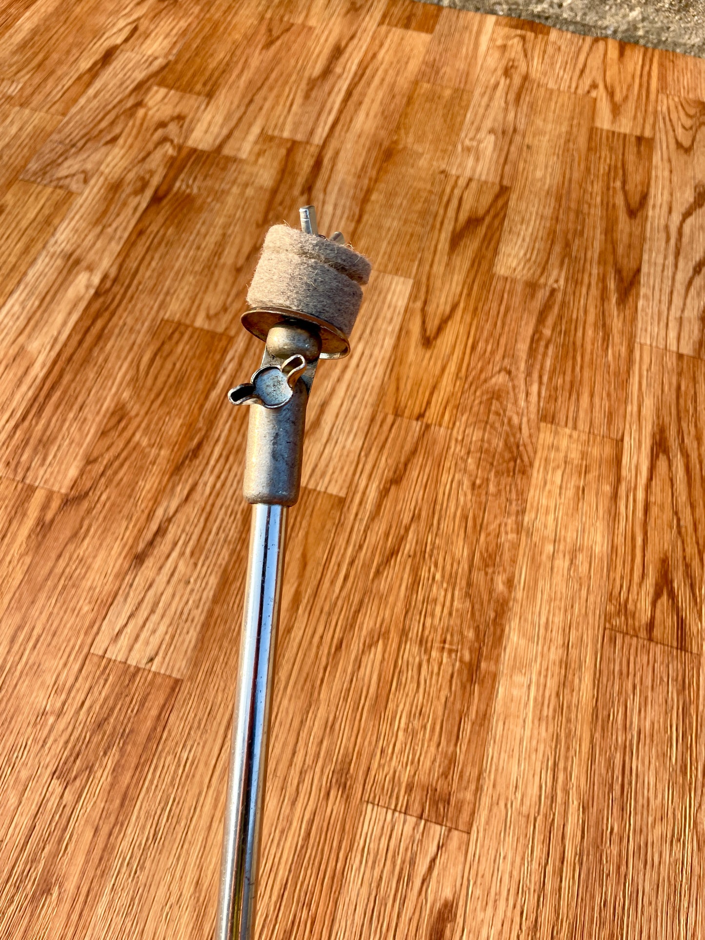 1960s Slingerland No. 599 Adjustable Bass Drum Mount L-Arm Cymbal Holder