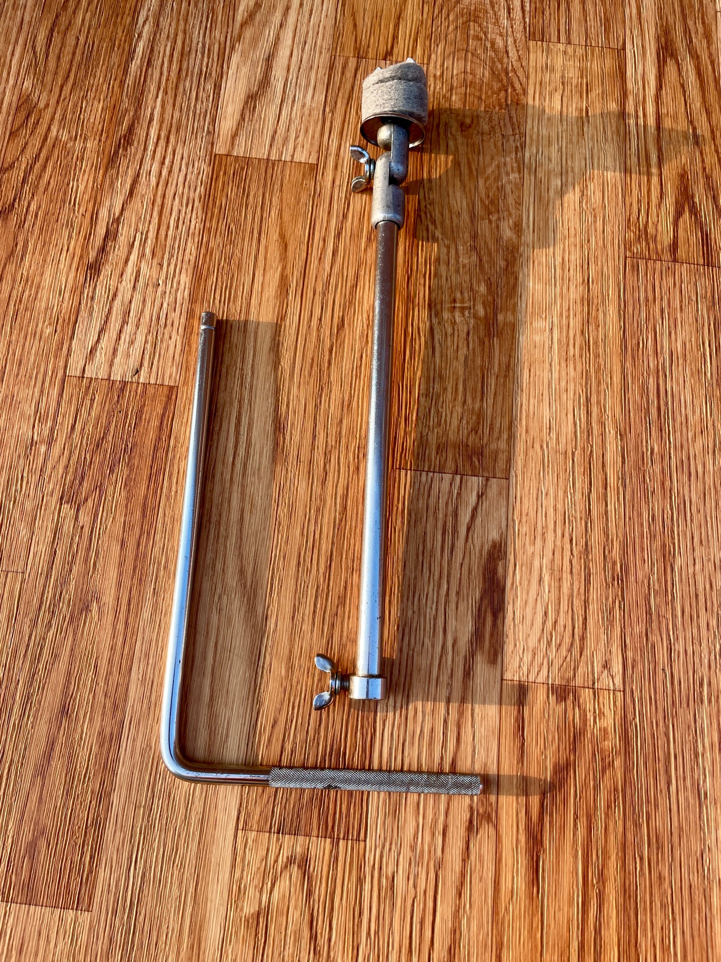 1960s Slingerland No. 599 Adjustable Bass Drum Mount L-Arm Cymbal Holder