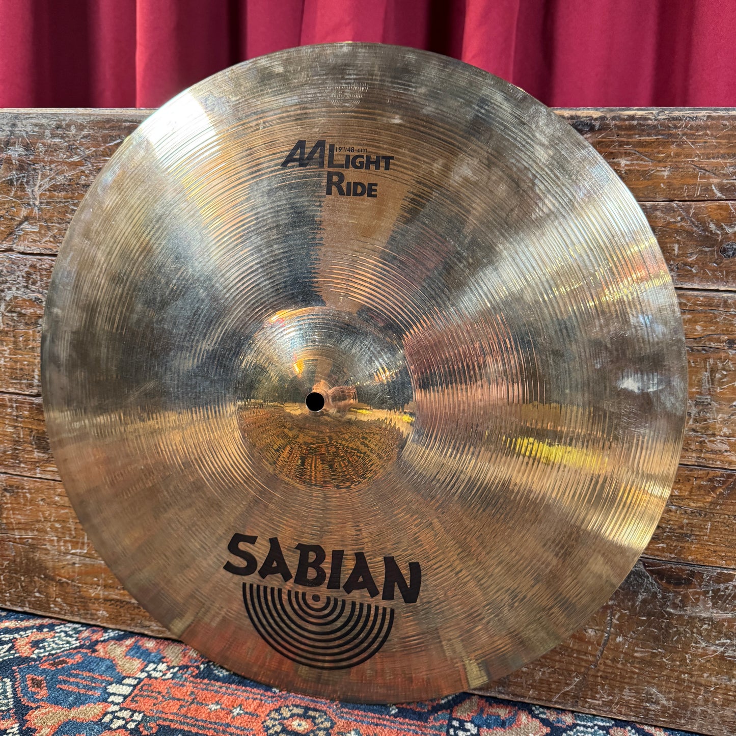 19" Sabian AA Light Ride Cymbal 1754g *Video Demo*