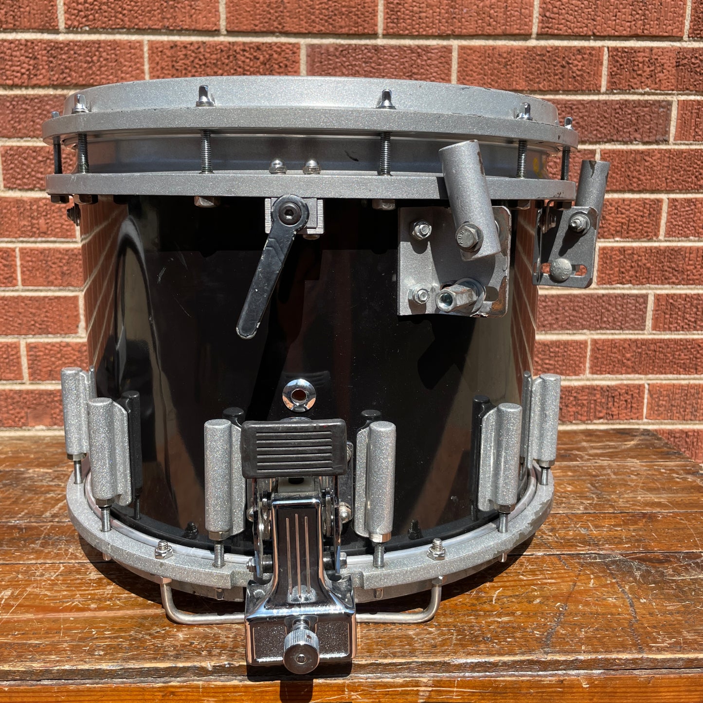 Dynasty DFX 12x14 Marching Snare Drum Black w/ Harness and Case
