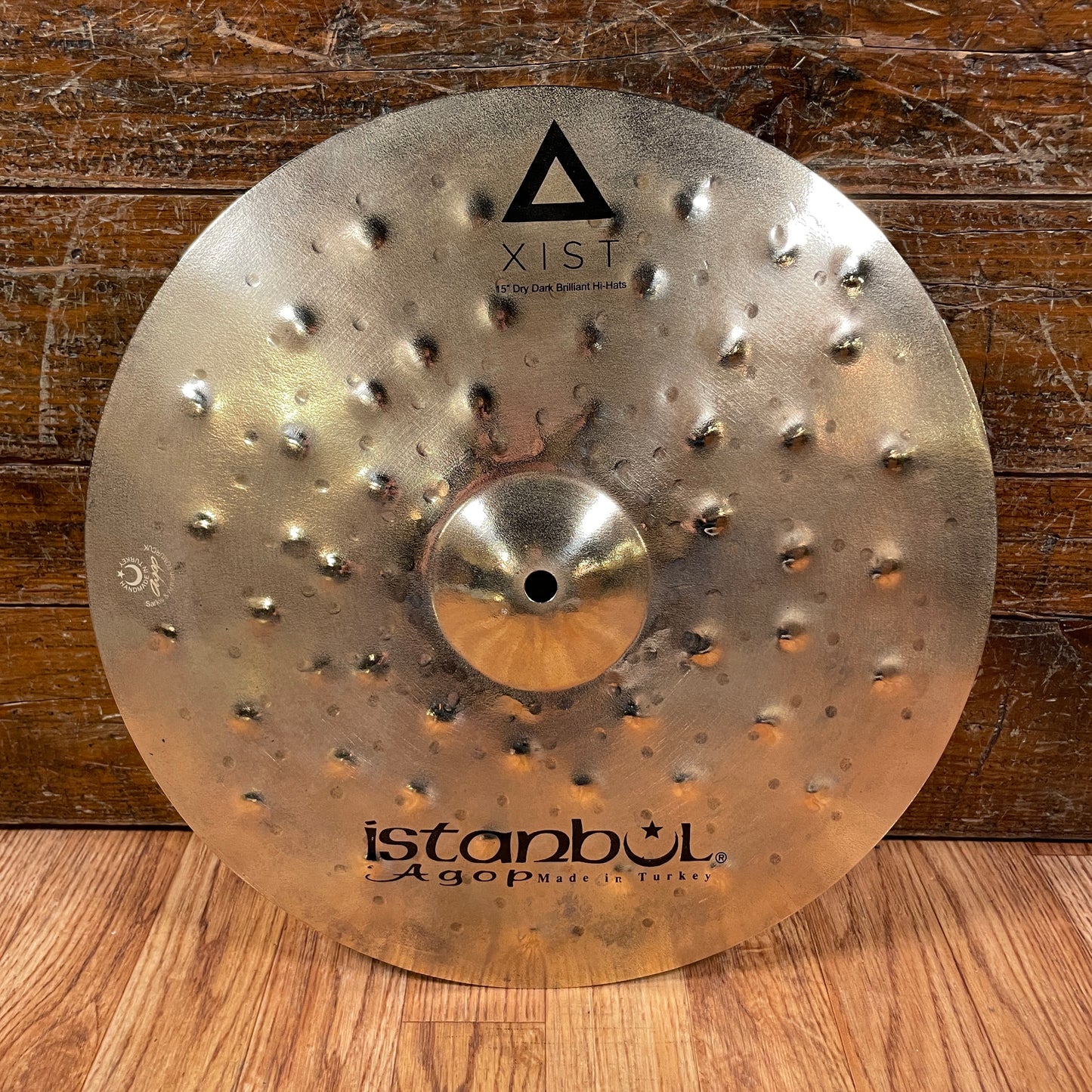 15" Istanbul Agop Xist Dry Dark Brilliant Hi-Hat Cymbal Pair 730g/1156g *Video Demo*