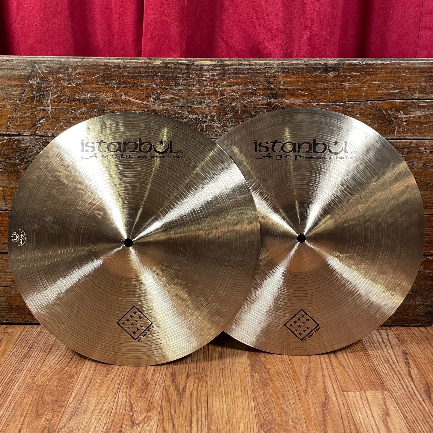 15" Istanbul Agop Traditional Dark Hi-Hat Cymbal Pair 1082g/1282g *Video Demo*