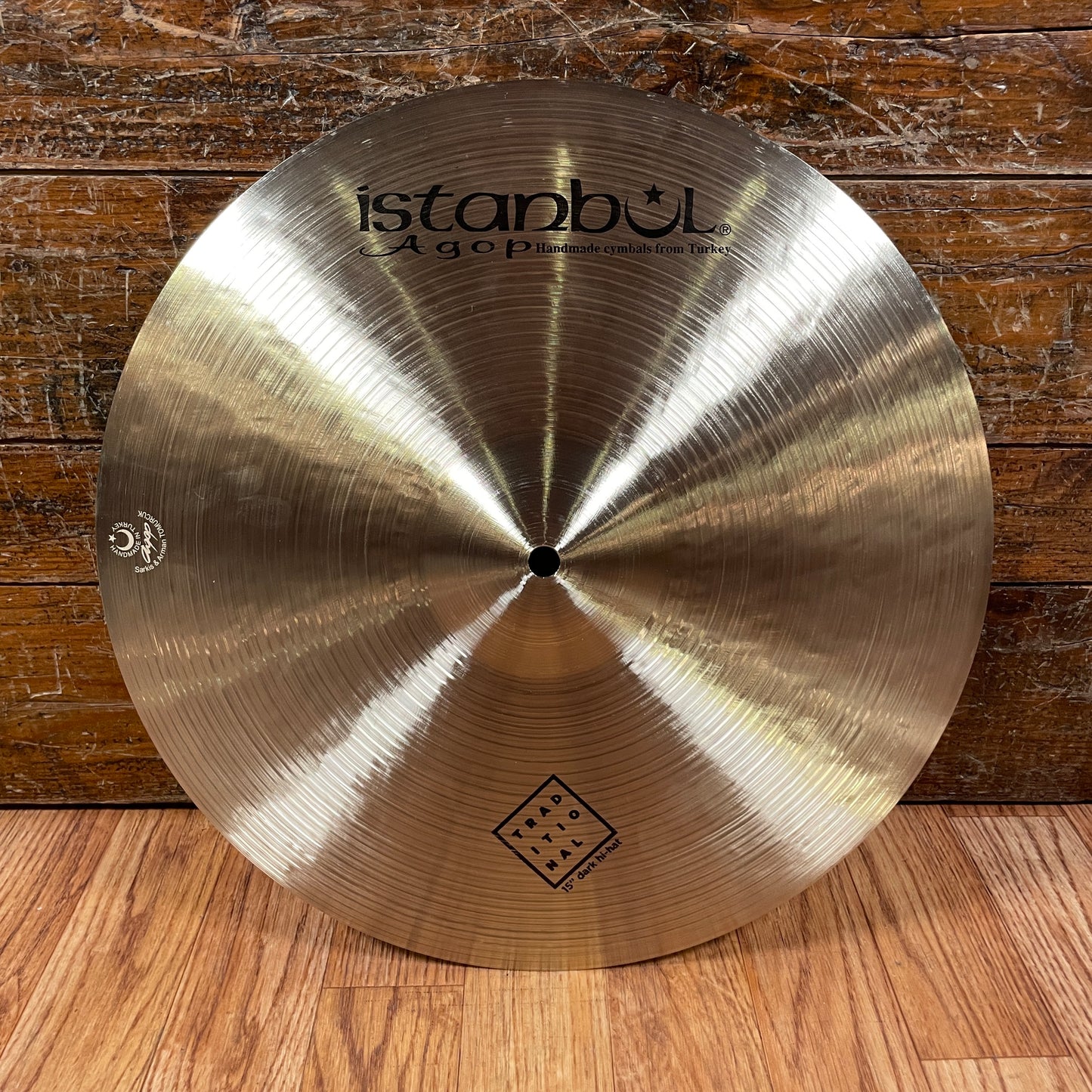 15" Istanbul Agop Traditional Dark Hi-Hat Cymbal Pair 1082g/1282g *Video Demo*