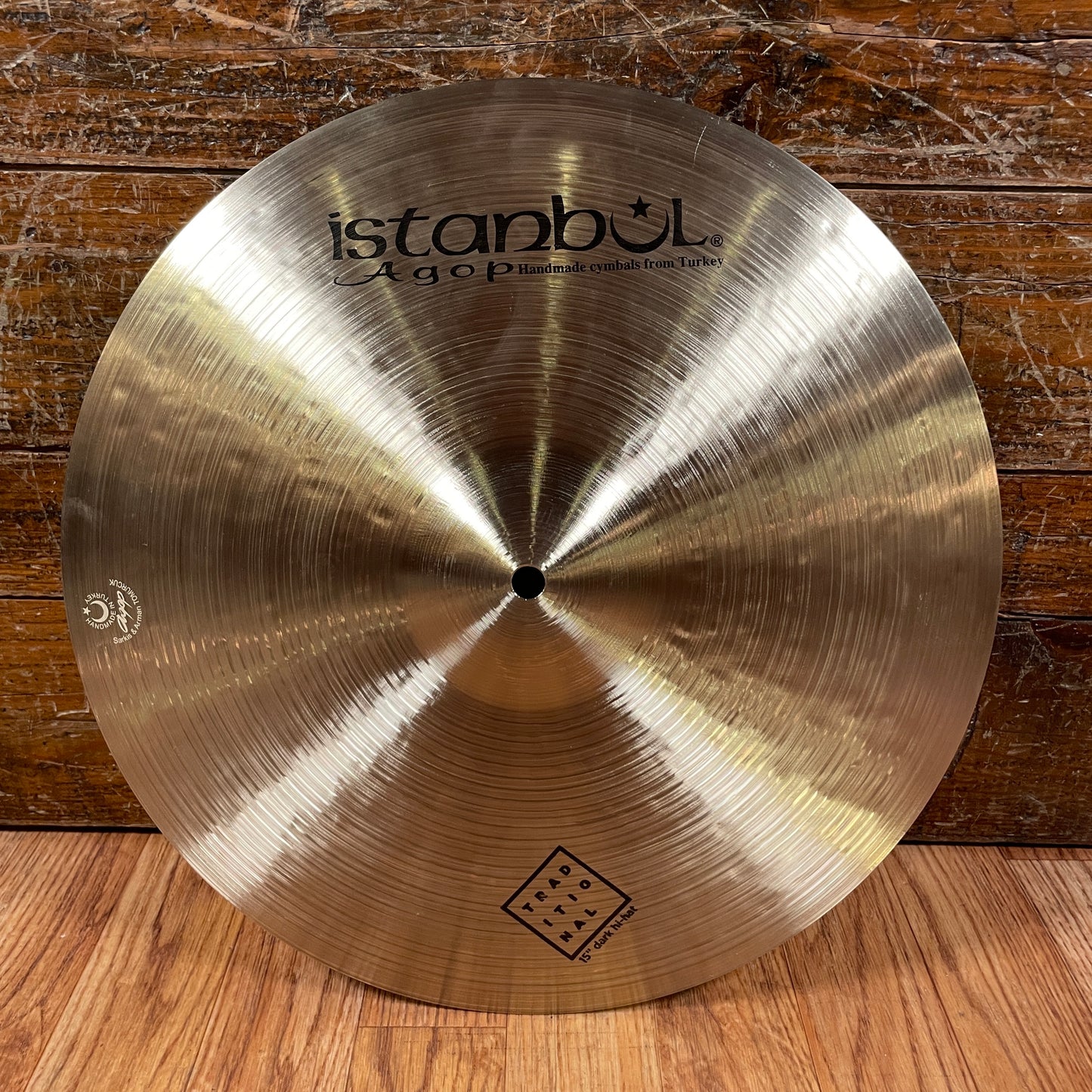 15" Istanbul Agop Traditional Dark Hi-Hat Cymbal Pair 1082g/1282g *Video Demo*