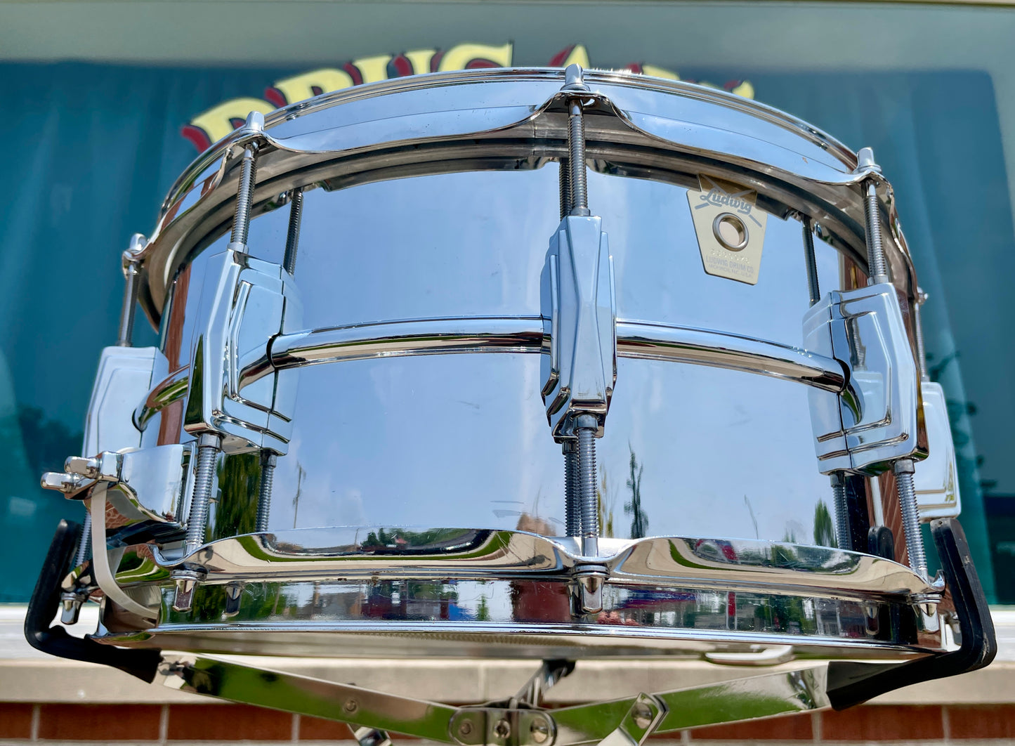 Ludwig 6.5x14 Supraphonic Snare Drum Monroe Badge