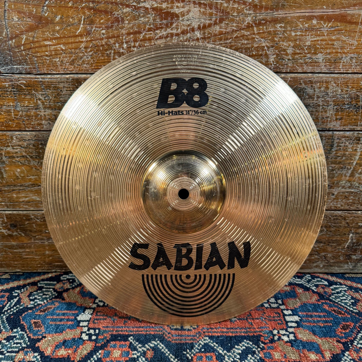 14" Sabian B8 Hi-Hat Cymbal Pair 974g/976g